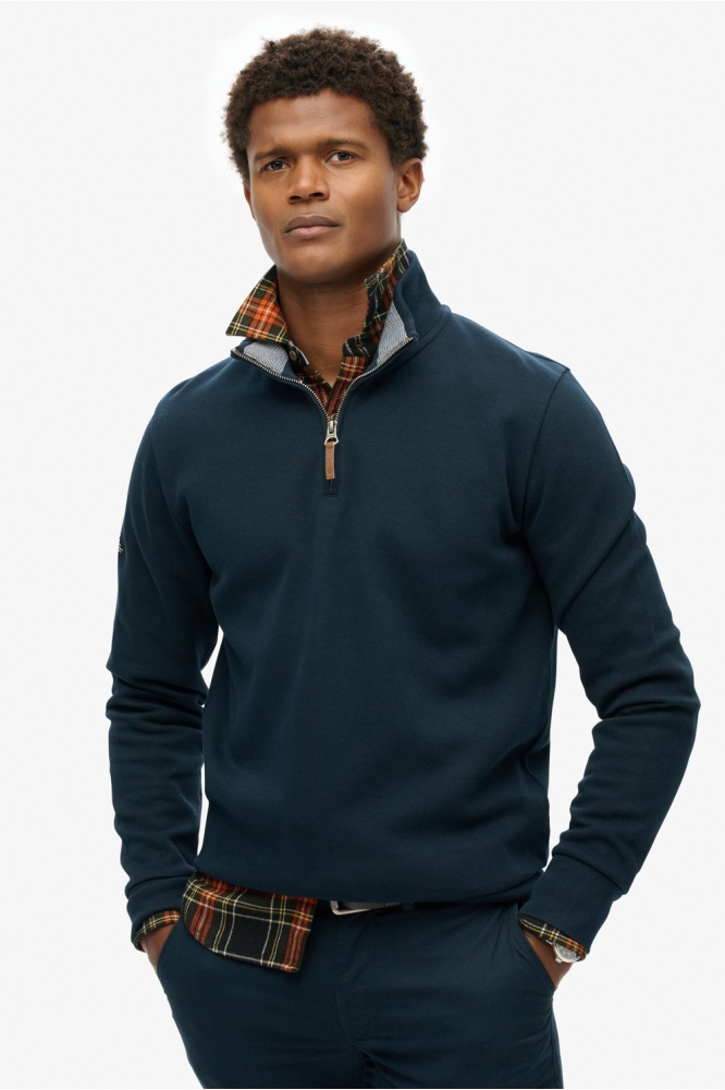 CORE PIQUE HALF ZIP M2014078A Eclipse Navy